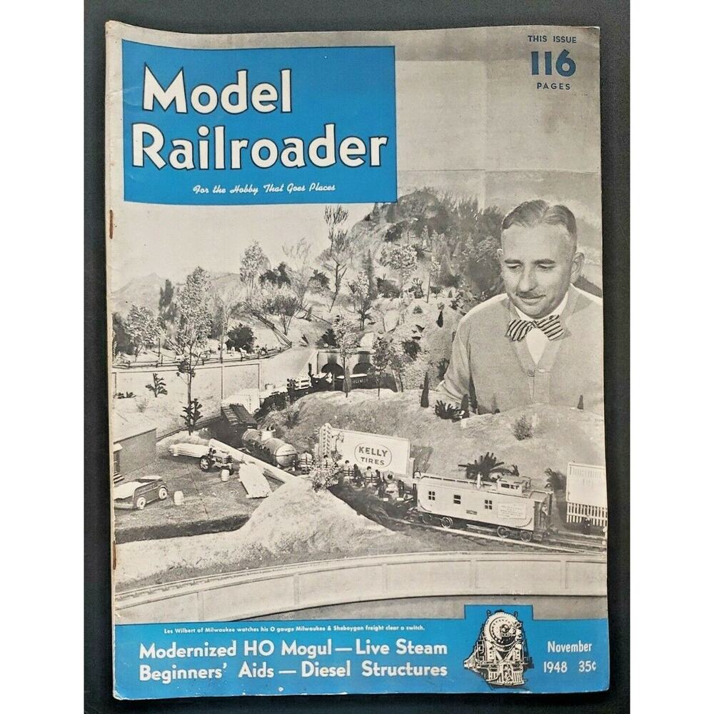Model‎ Railroader Magazine November 1948 Modernized HO Mogul U88